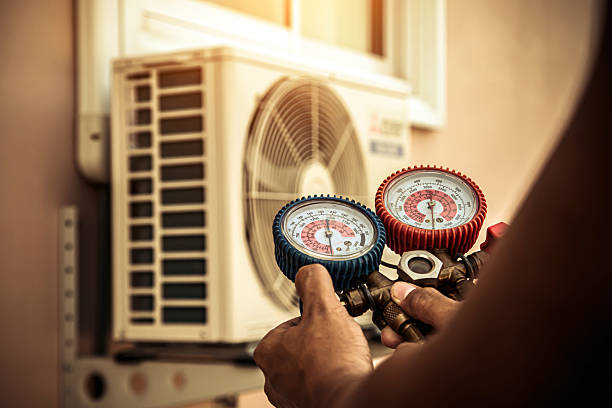 Professional Hvac Installation technician working in Central, IN